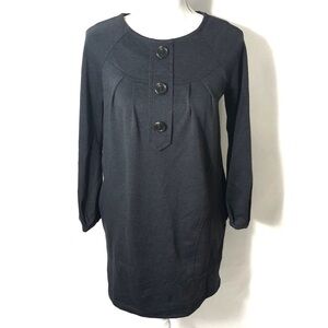 Spring + Mercer Long Sleeve Dress Small Gray Women